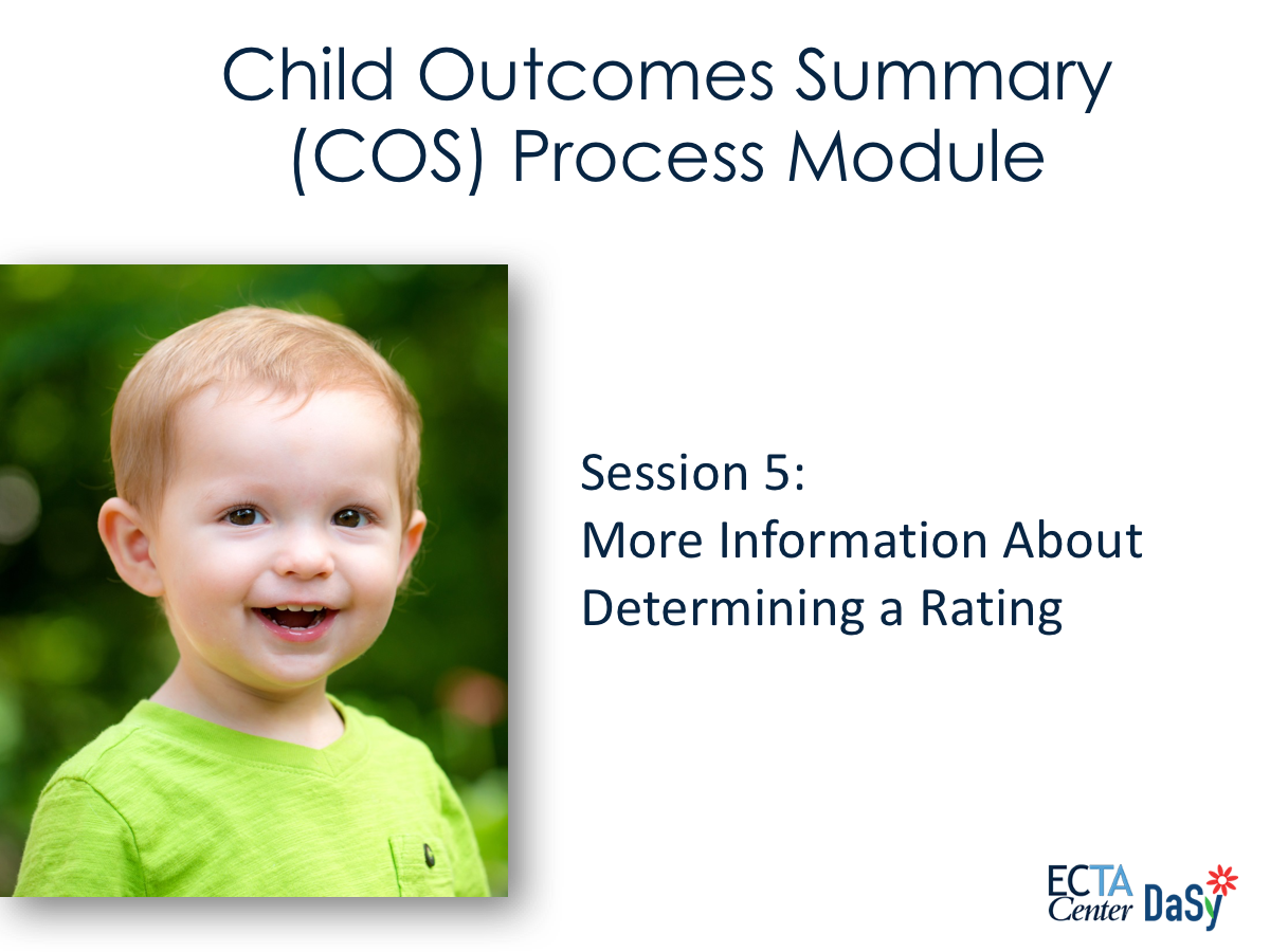 Link to Presentation: More Information About Determining a Rating