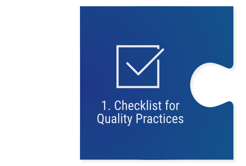 1. Checklist for Quality Practices