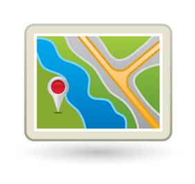 Image: GPS Navigation map